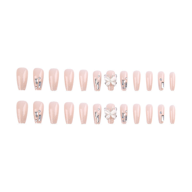 Glamouröse florale Acryl-Nagelkunst-Erweiterungen Brehn