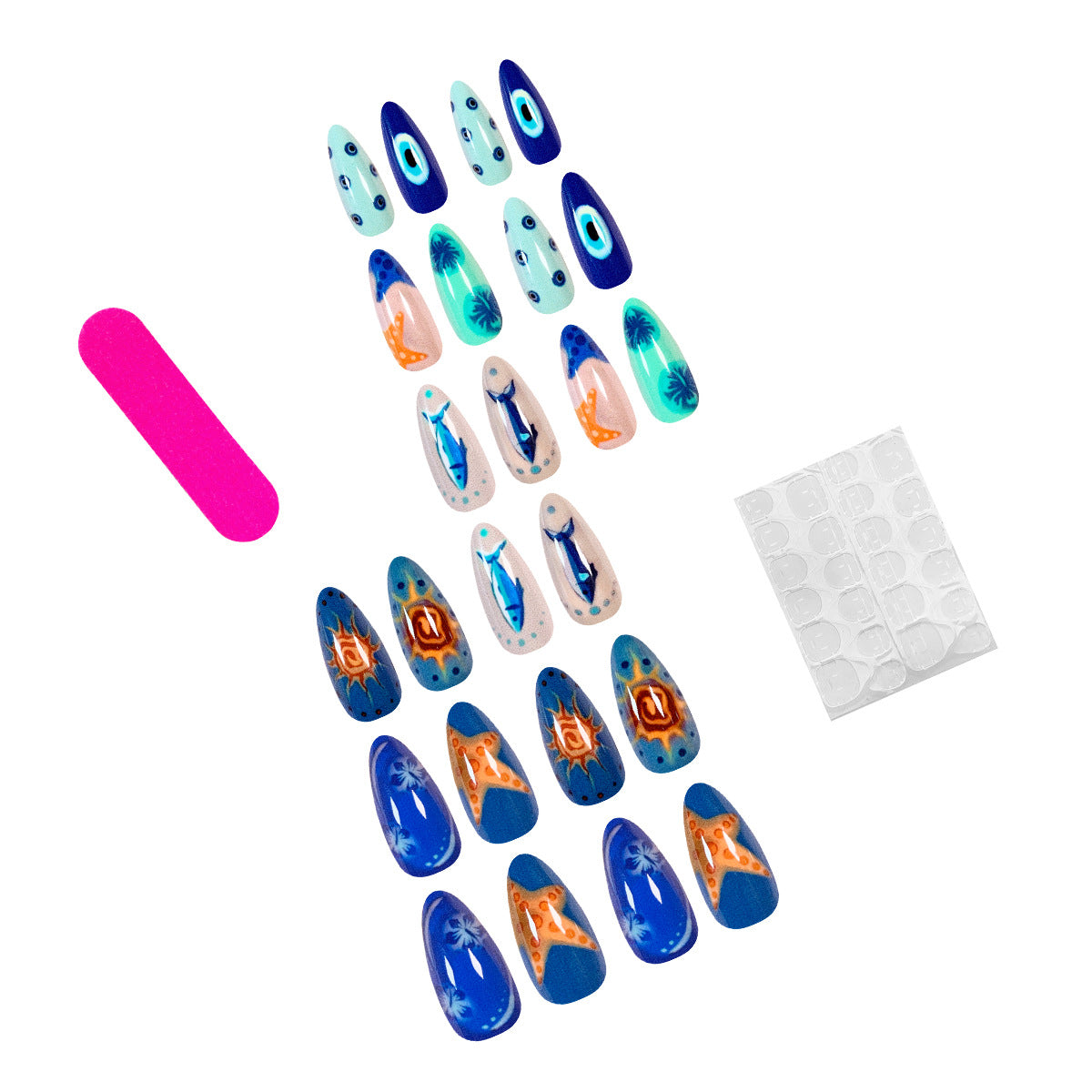 Kreative Aquatische Nagelkunst Brehn
