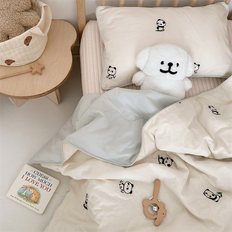 Unisex Kuschelige Decke mit niedlichem Pandamotiv Brehn