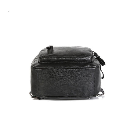 Stylische Leder Mini-Rucksack Brehn