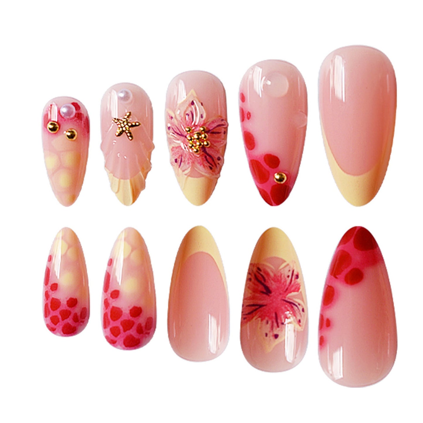 Künstlerische florale Nagelverlängerungen Brehn 1787913534