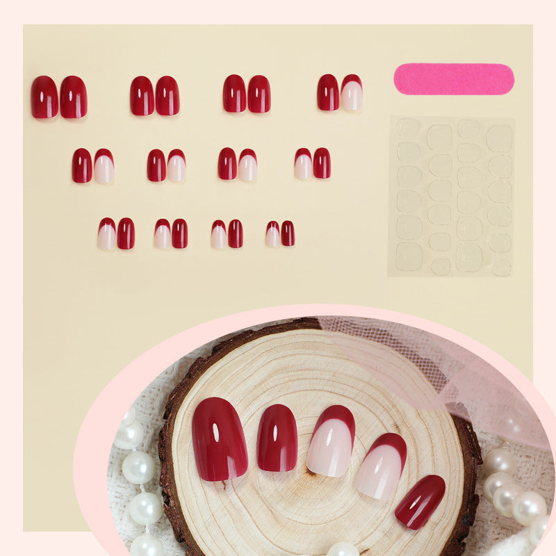 Premium Glänzendes Press-On Nagelkunstset Brehn