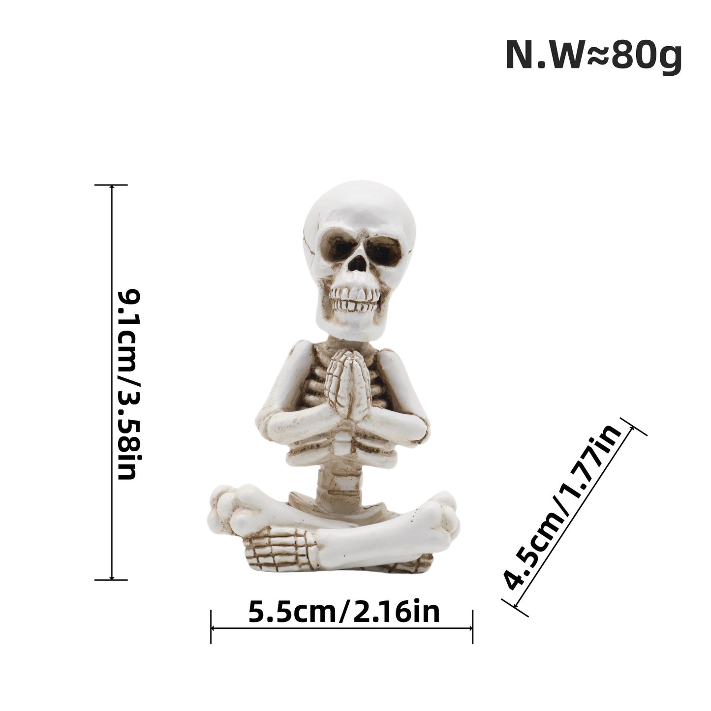 Dekorative Skelettfigur Brehn
