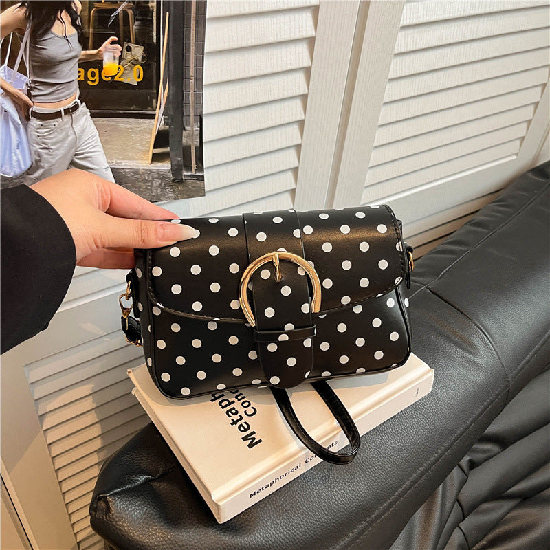 WoStylish Polka Dot Umhängetasche Brehn