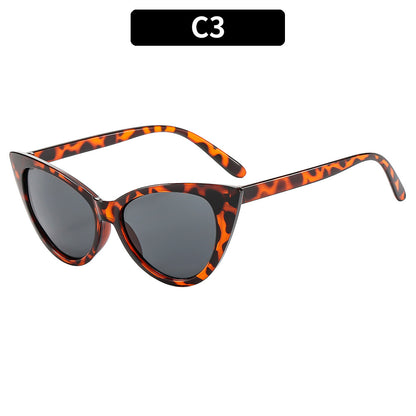 Cat-Eye Sonnenbrille mit Schildpatt-Rahmen