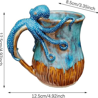 Dekorative Oktopus-Themen Tasse Brehn