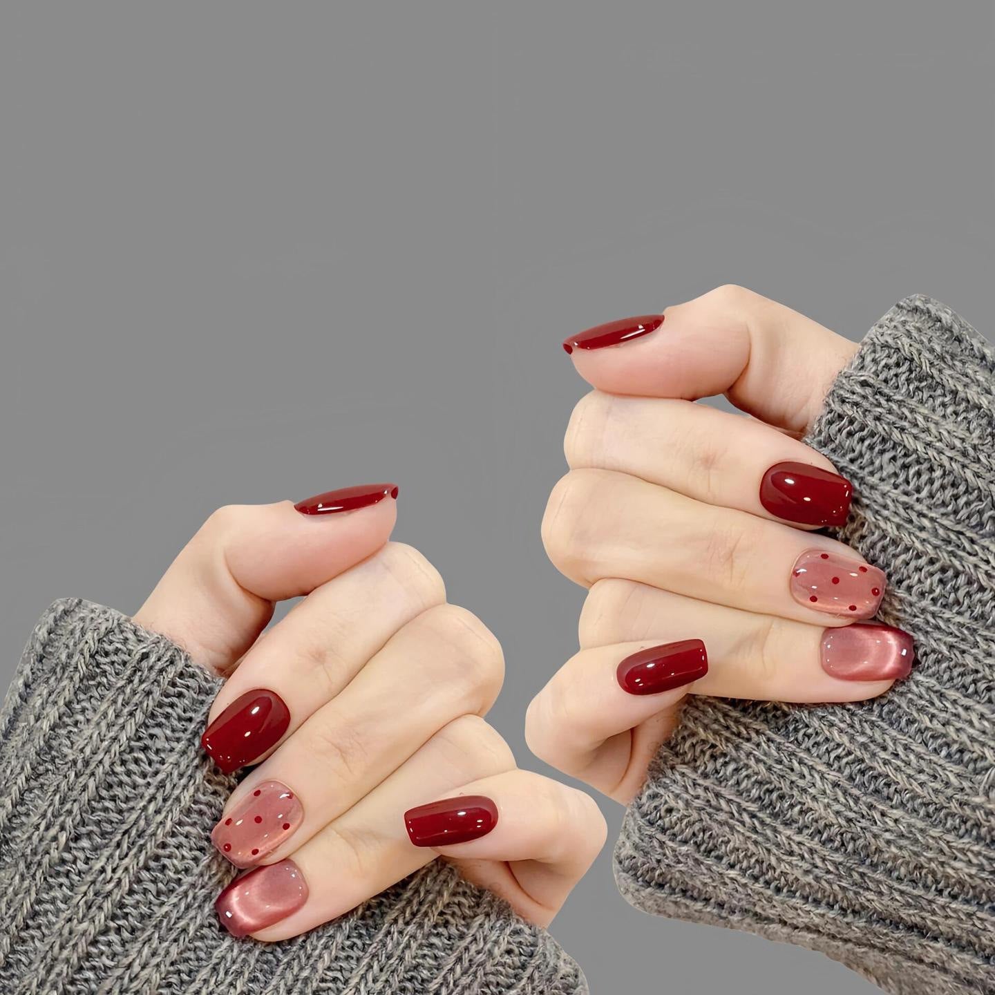 Künstlerische Press-On Nagelkollektion Brehn