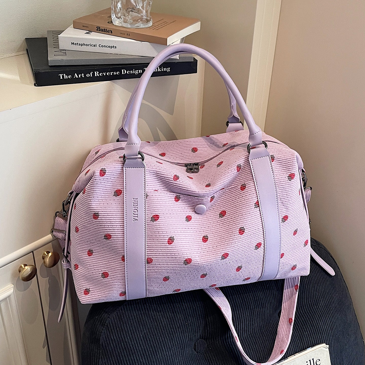 Stylische gesteppte Wochenend-Duffle-Bag Brehn
