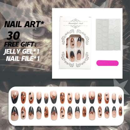 Themenhafte Press-On-Nagelkunst-Set