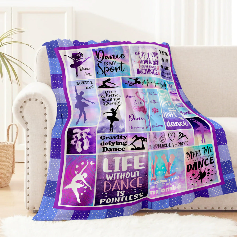 Tanz-Themen Fleece-Decke Brehn