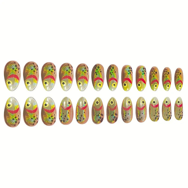 Kreatives Fische-Themen Nagelkunst Set Brehn