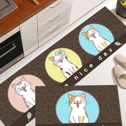 Katzen-Themen Küchenmatte Brehn