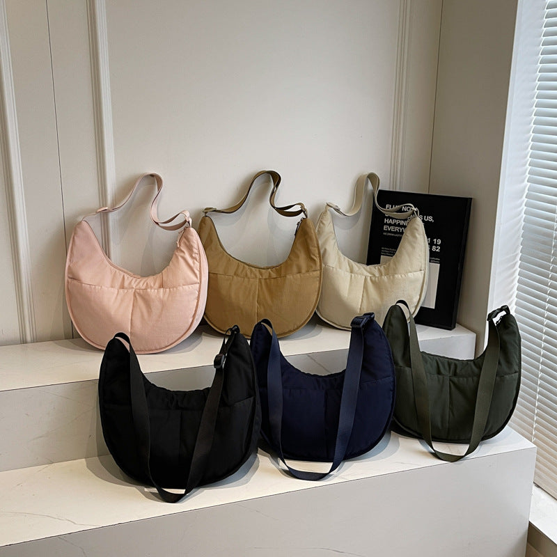 Weiche Stoff Hobo Tasche Brehn