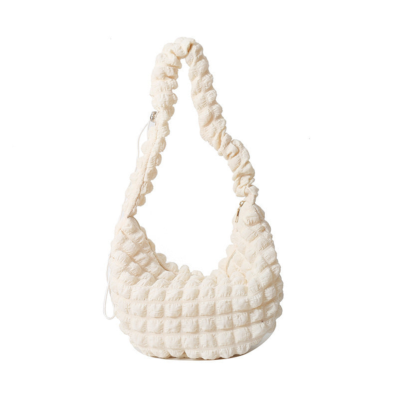 Texturiertes Stoff-Hobo-Bag Brehn