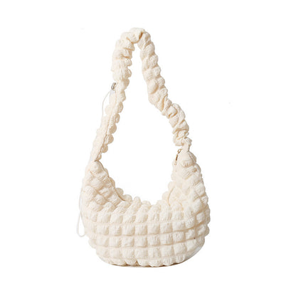 Texturiertes Stoff-Hobo-Bag Brehn