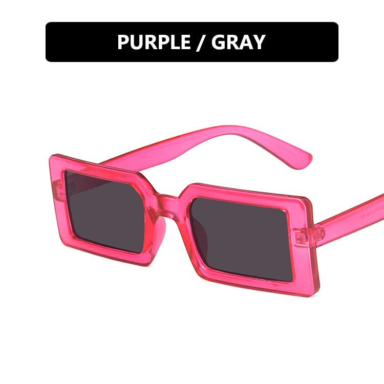 Damen quadratische Sonnenbrille mit modernem, breitem Rahmen und schützendem UV-Filter Brehn