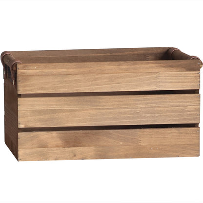 Robuster Aufbewahrungskorb aus Holz Brehn
