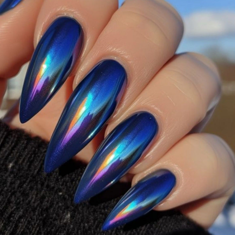 Iridescent Stiletto Press-On Nagelspitzen Brehn