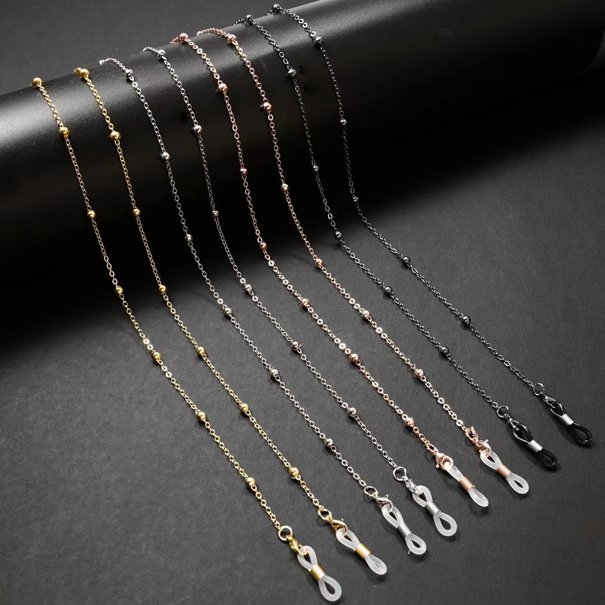 Chic Perlen Brillen Kette Brehn