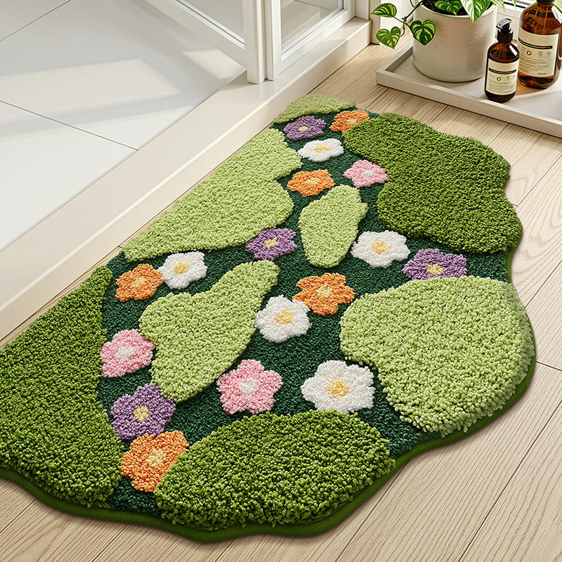 Floral Verzierte Innenteppich Badmatte Brehn