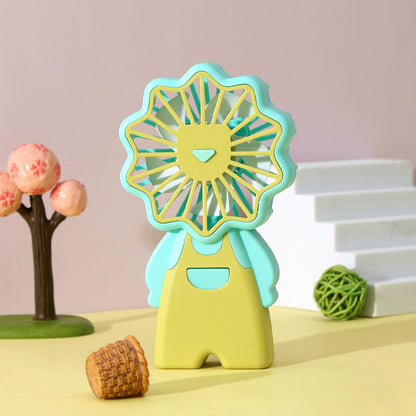 Damen Tragbarer Lüfter im lustigen Blumen-Design Brehn