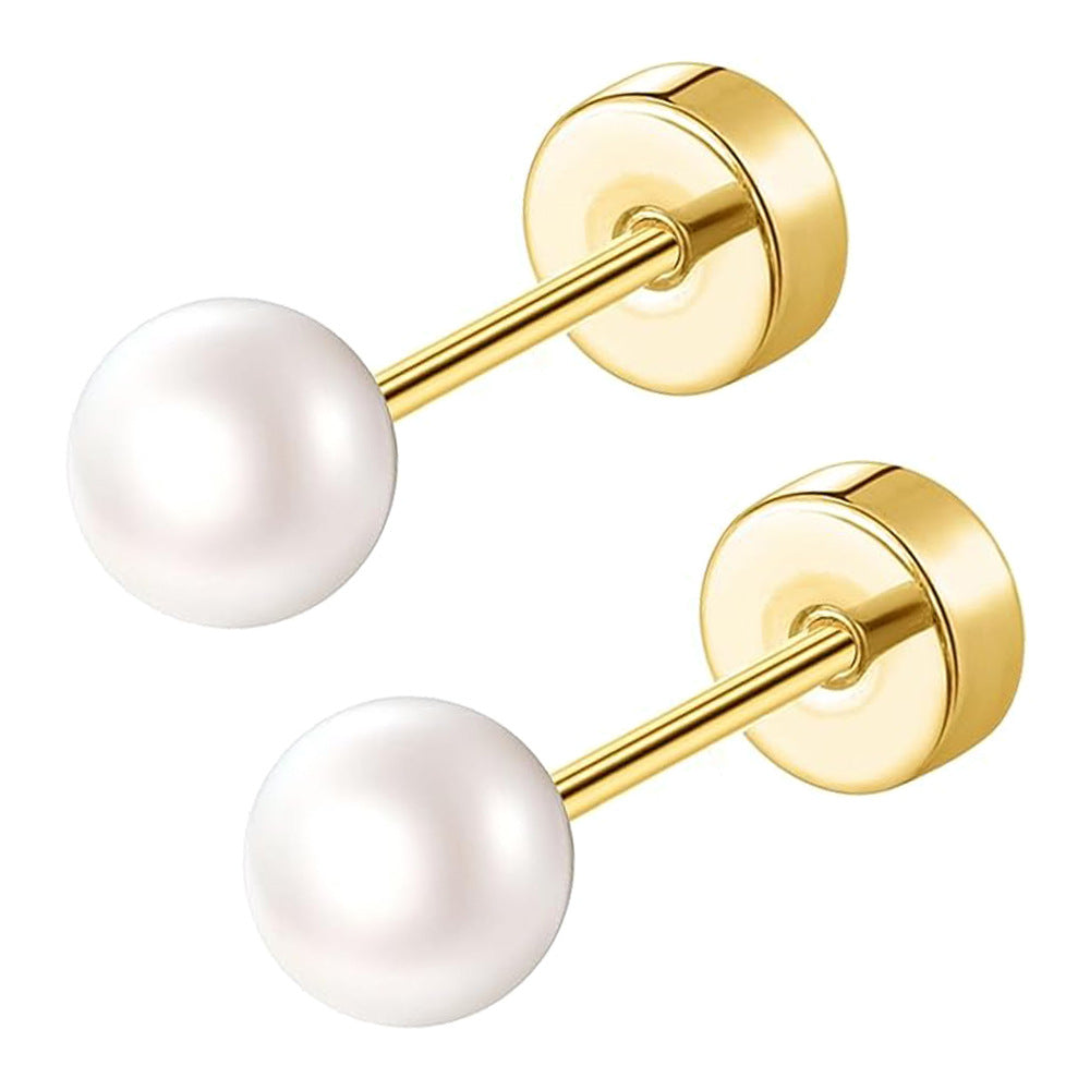 Elegante Perlen Ohrstecker Brehn