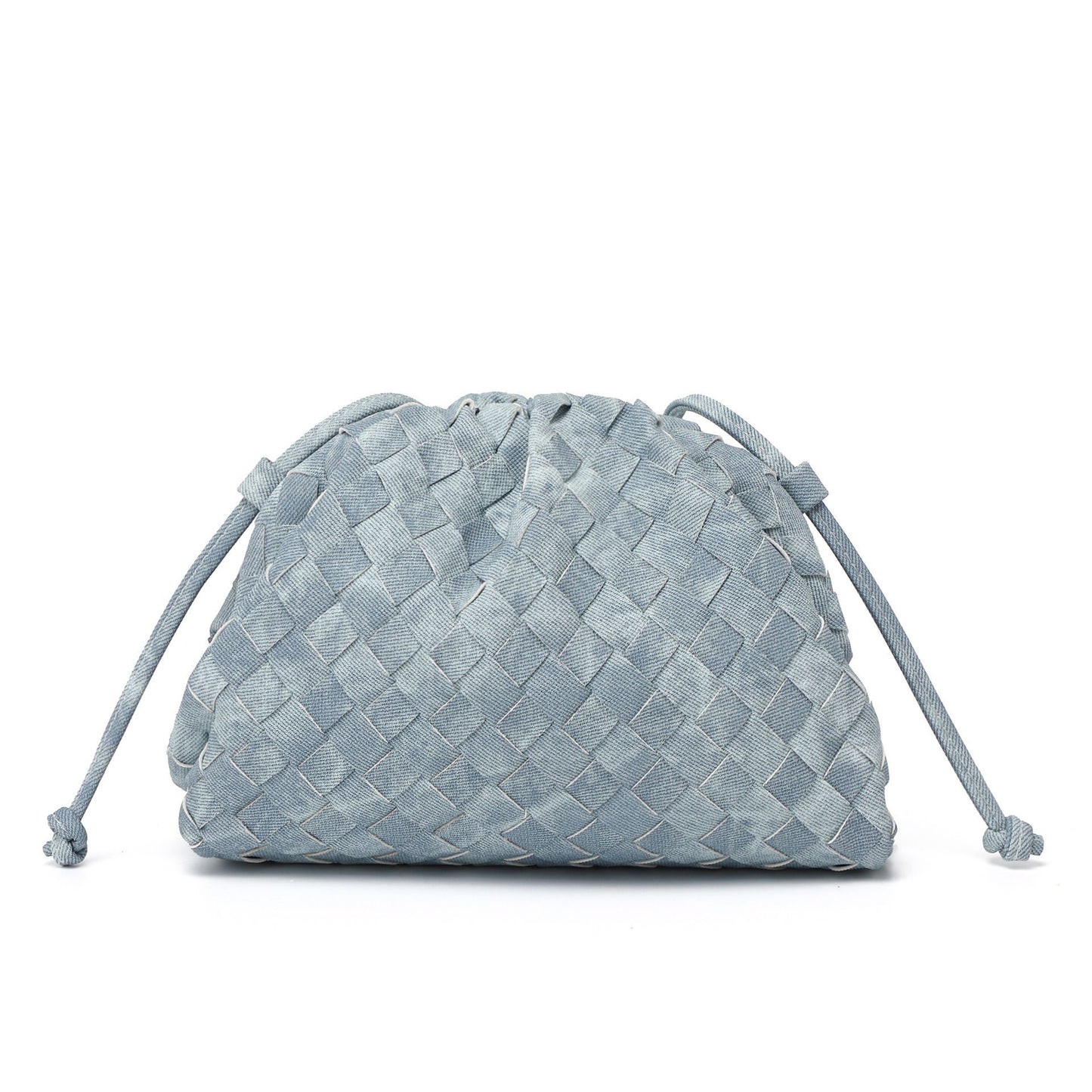 Texturierte Gewebte Handheld Clutch Brehn