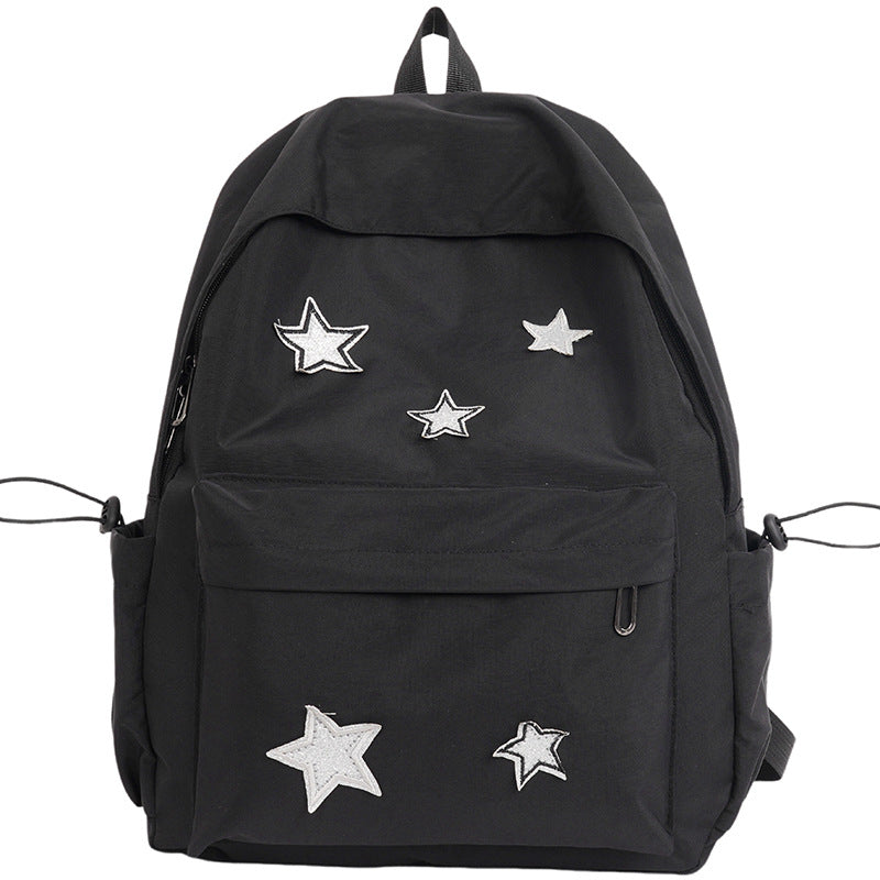 Stylische Stern-verzierte Alltag-Rucksack Brehn