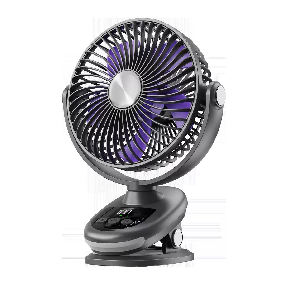 Unisex Tragbarer Tischventilator mit LED-Display und Touch-Bedienung Brehn