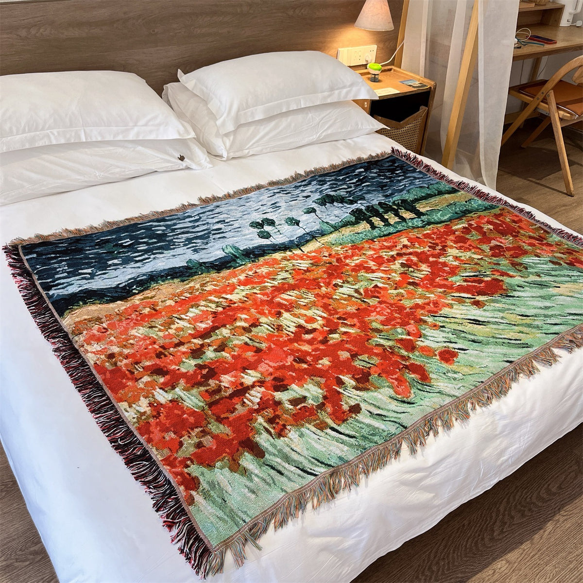 Vintage Wandteppich Wurfdecke