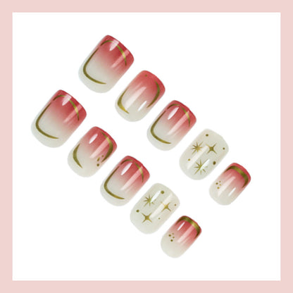 Kunstnagelset mit eleganten Rosenakzenten Brehn