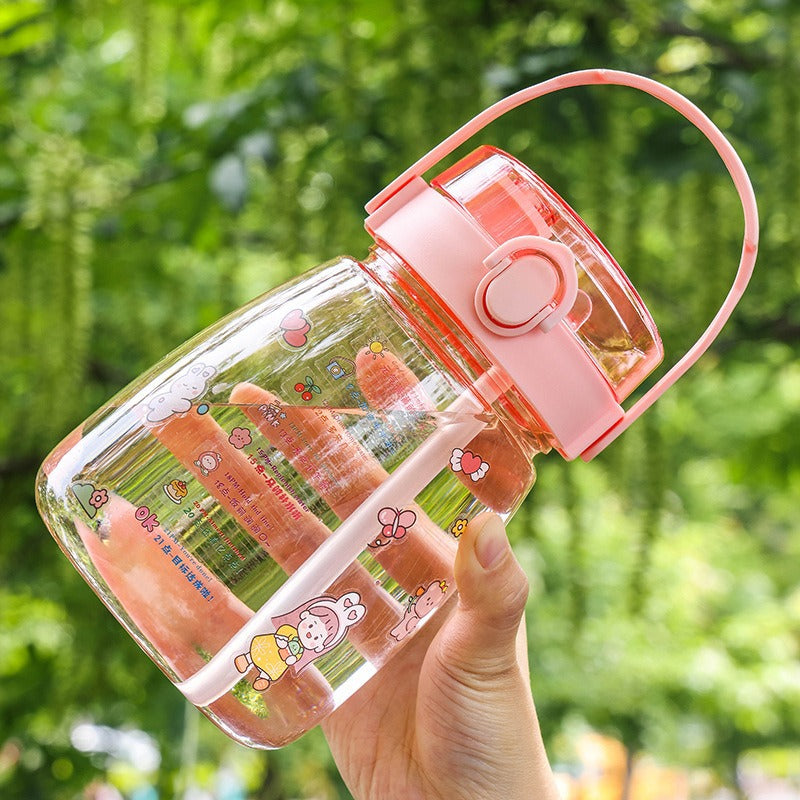 Damen Motivierte Trinkflasche Brehn
