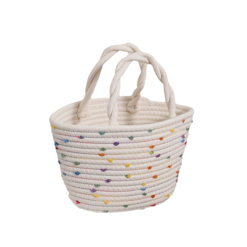 Dekorative Baumwollkorb Tasche Brehn