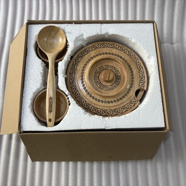 Artisan Holz Servierschalen Set