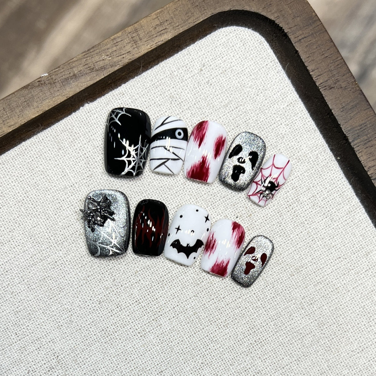 Wiederverwendbares Press-On Nagelset Brehn