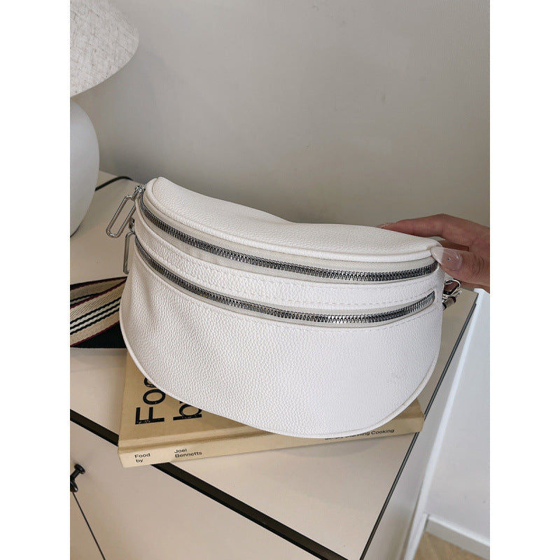 WoChic Dual-Zipper Crossbody Bag Brehn
