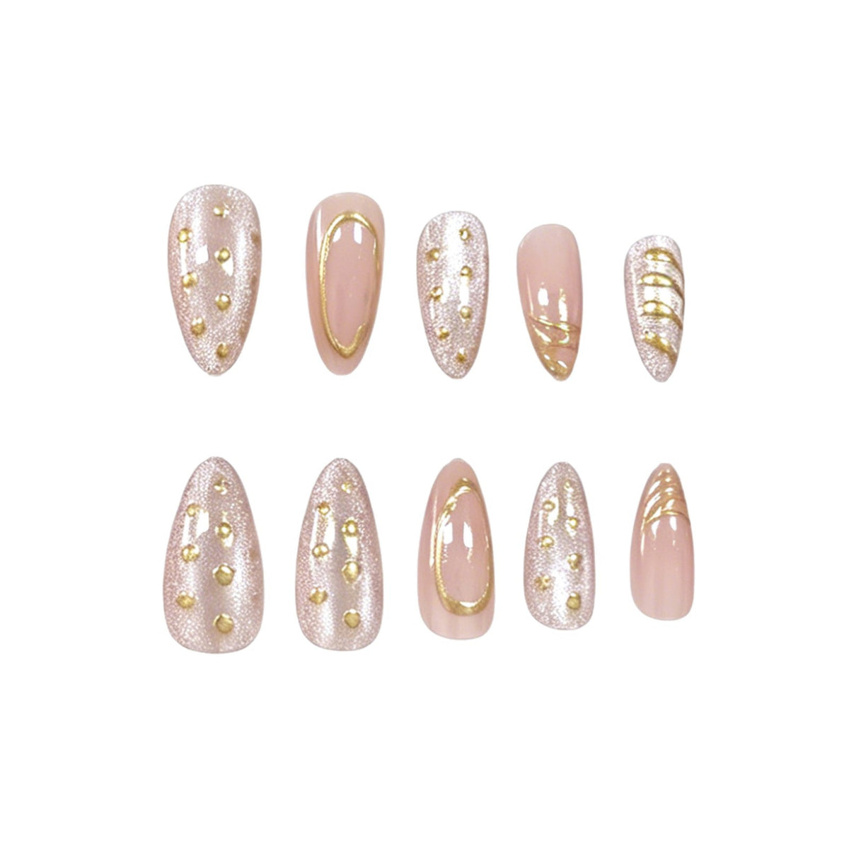 Glamouröse dekorative Nagelverbesserungen Brehn