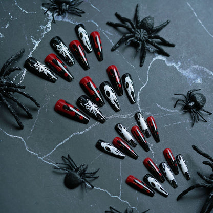 Gothic-Themen Press-On Nagelkunst Set Brehn