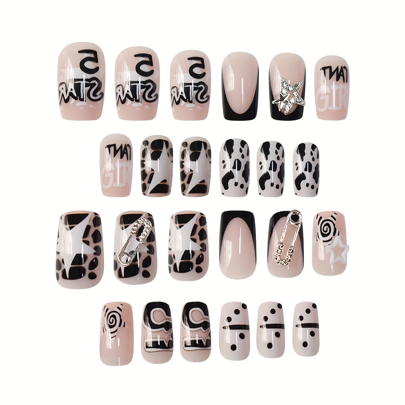 Chic Press-On Nagelset Brehn