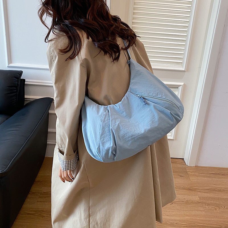 WoStylish Schlabberiger Hobo Bag Brehn