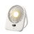 Unisex wiederaufladbarer LED Schreibtischventilator mit digitaler Anzeige Brehn