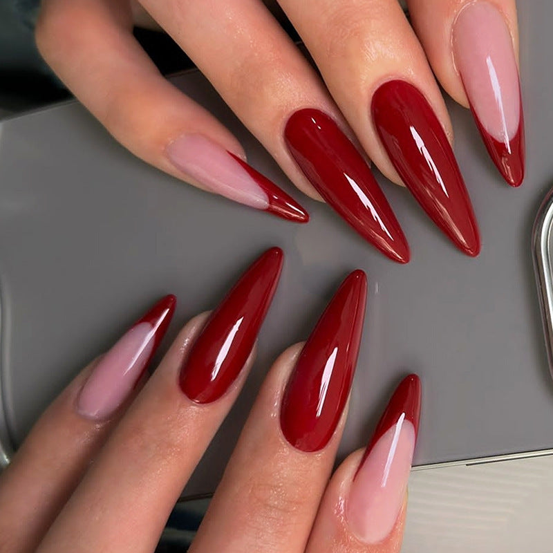 Kreatives Kunstnagelset mit elegantem Farbverlauf Brehn