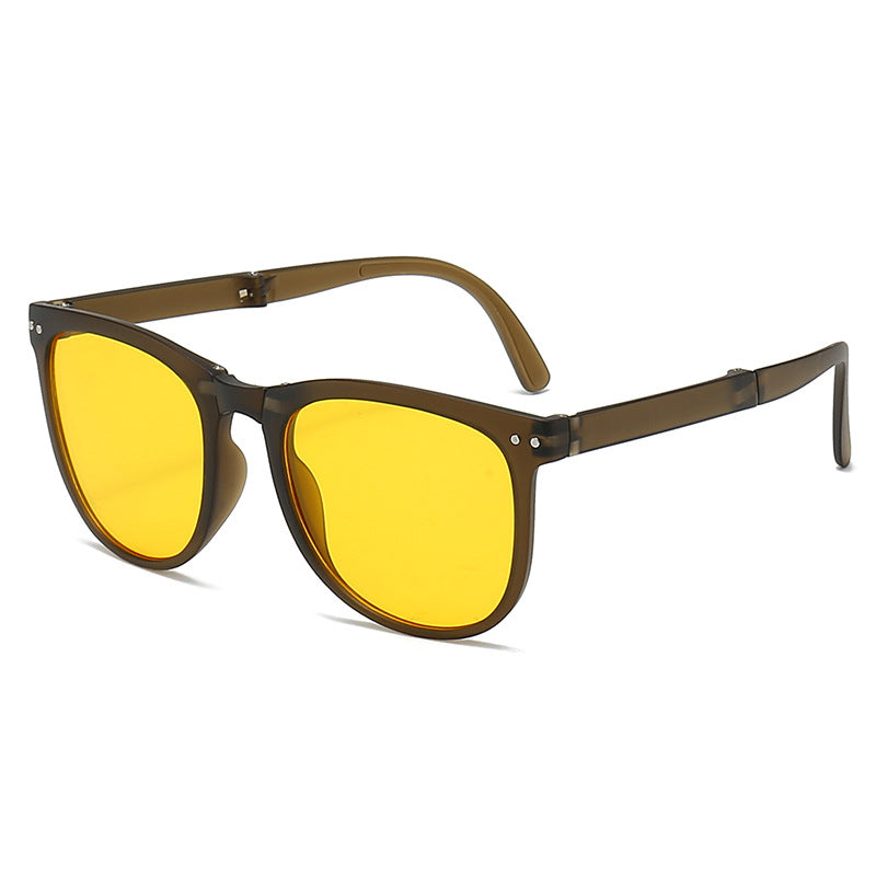 Damen trendige Sonnenbrille mit facettenreichem Rahmen Brehn