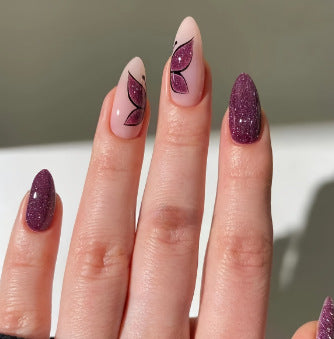 Floral Gradient Nail Art Design Kit Brehn