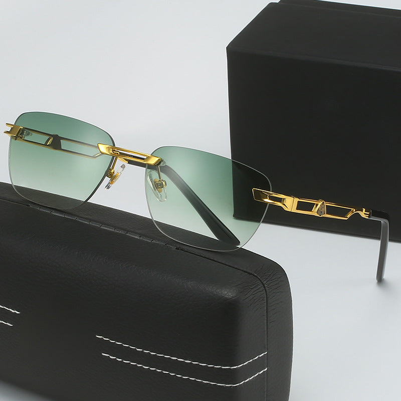 Damen Designer Sonnenbrille mit elegantem Metallrahmen Brehn