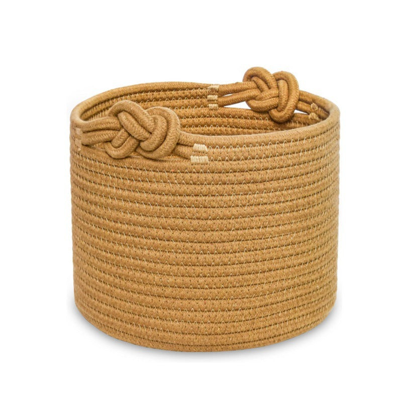 Damen Aufbewahrungskorb mit dekorativem Knotendesign Brehn