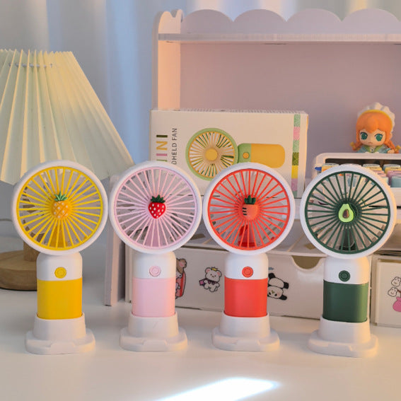 Damen Tragbarer Handventilator mit kreativen Blumendesign Brehn