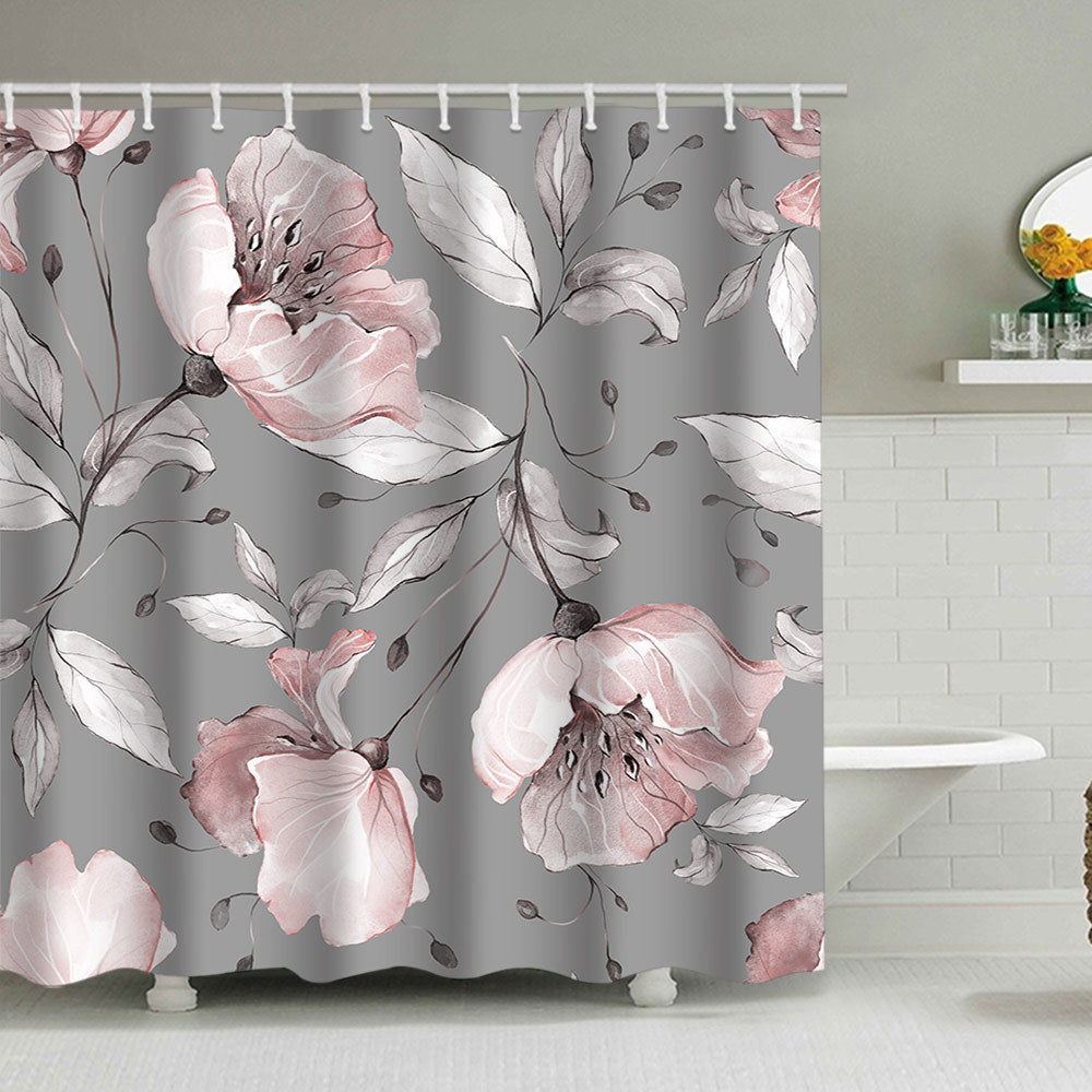 Florales Druck Duschvorhang Brehn