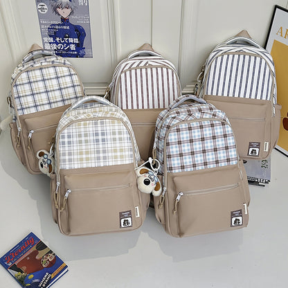 Stylischer Karo-Design-Rucksack Brehn
