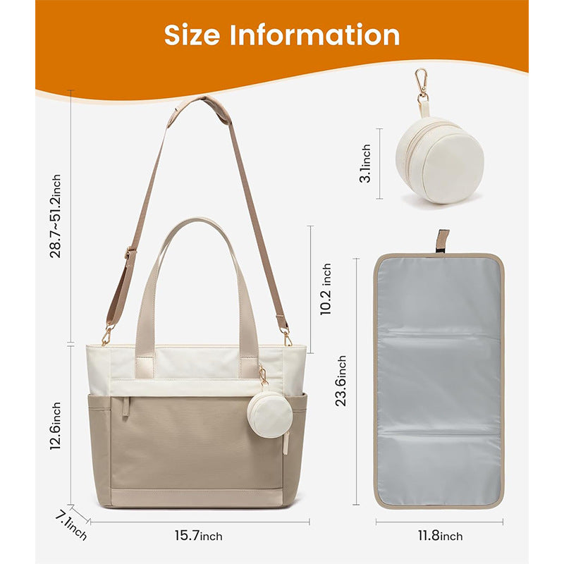 Multifunktionale Handtasche mit Modularen Fächern Brehn
